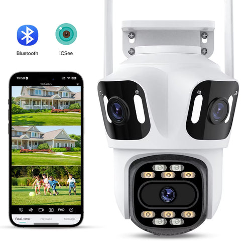 3 Lens HD outdoor camera