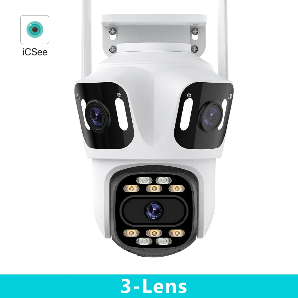 3 Lens HD outdoor camera